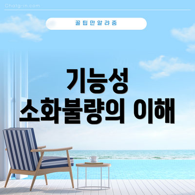 기능성 소화불량의 이해