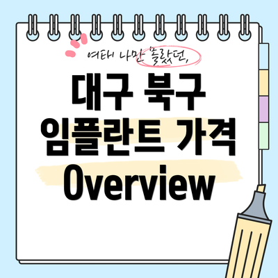 대구 북구 임플란트 가격 Overview