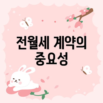 전월세 계약의 중요성