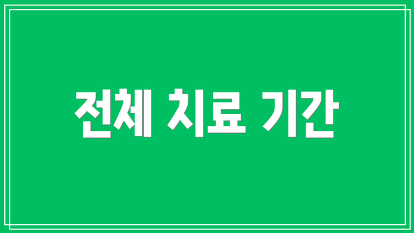 전체 치료 기간