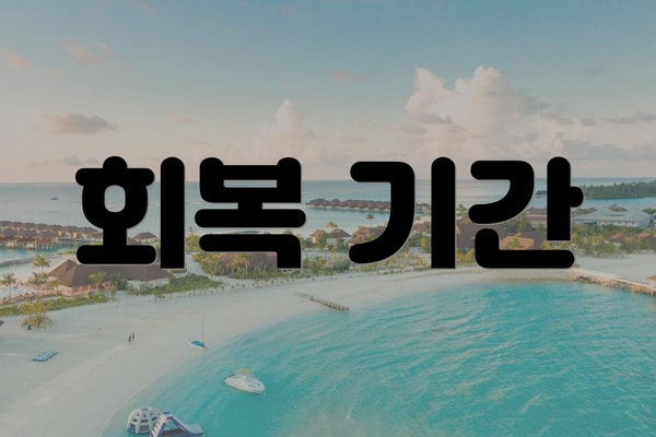 회복 기간