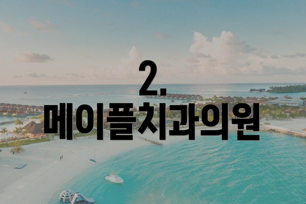 2. 메이플치과의원