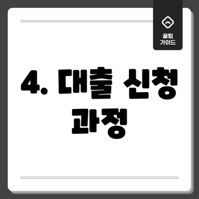 4. 대출 신청 과정